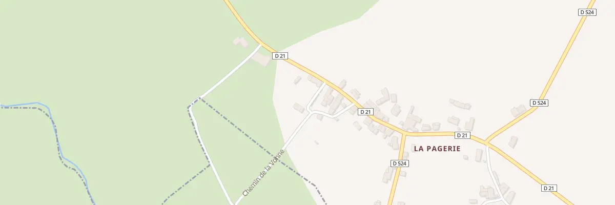 Plan du 5686 La Pagerie à Vasles
