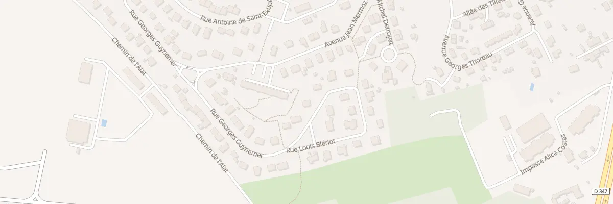 Plan du 25 Rue Louis Blériot à Saumur