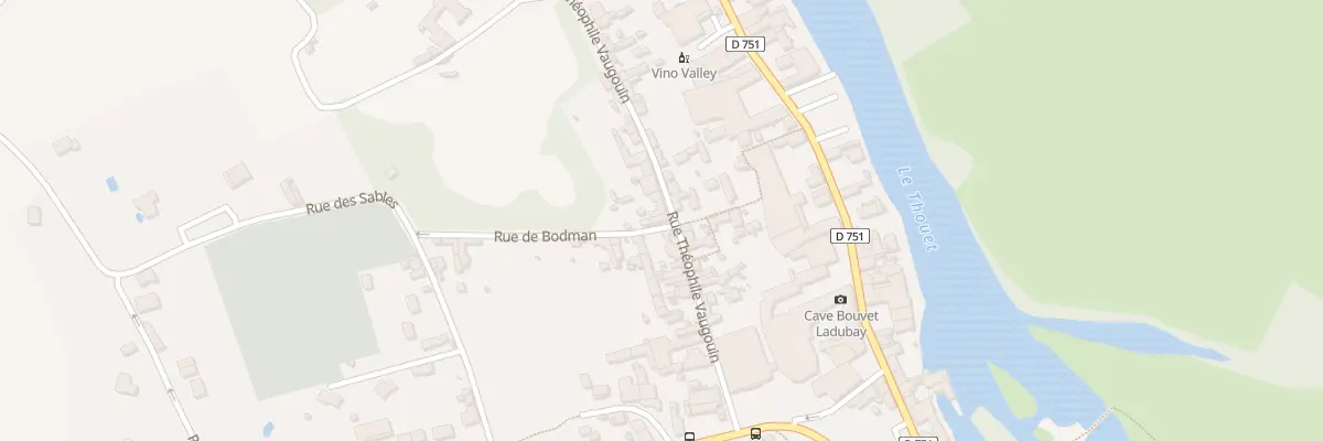 Plan du 2 Rue de Bodman à Saumur