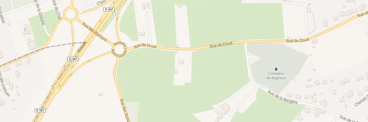 Plan du 185 Rue de Doué à Saumur