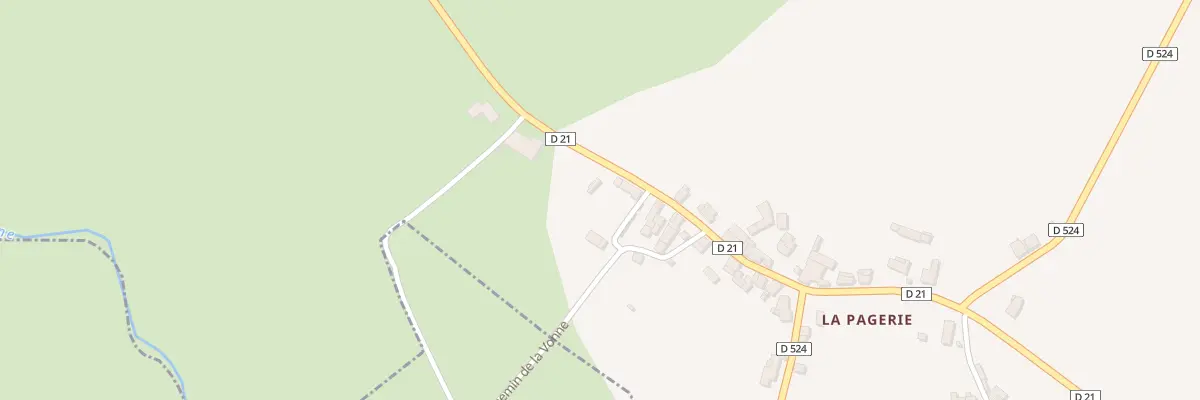 Plan du 21 Rte de Vausseroux à Vasles