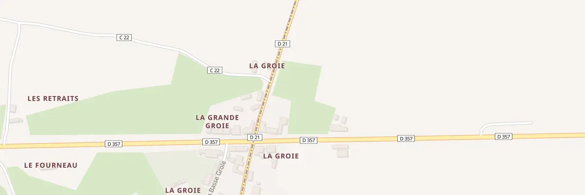 Plan du 5007 La Groie à Longnes
