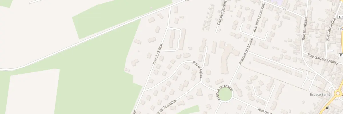 Plan du 10 Rue d’Anjou à Noyen-sur-Sarthe