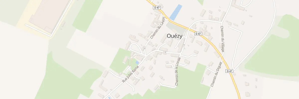 Plan du 2 Che du Lavoir à Ouézy