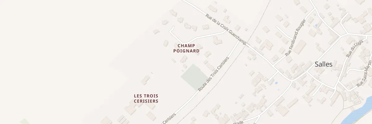 Plan du 7 Rue Champ Poignard à Salles