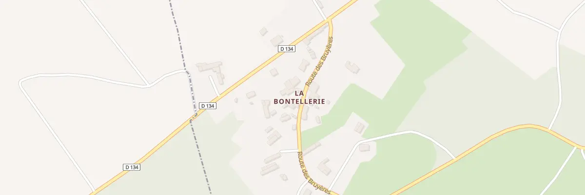 Plan du 9 Rte des Bruyères à Pressigny