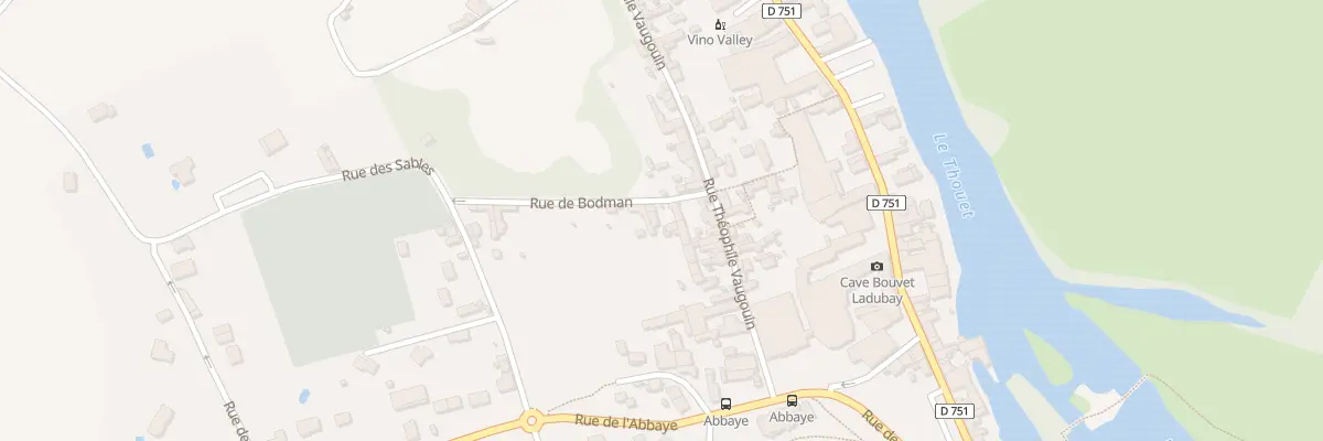 Plan du 1 Rue de Bodman à Saumur