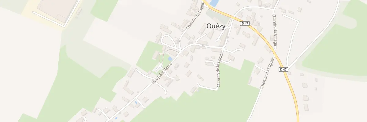 Plan du 1 Che des Moulins à Ouézy