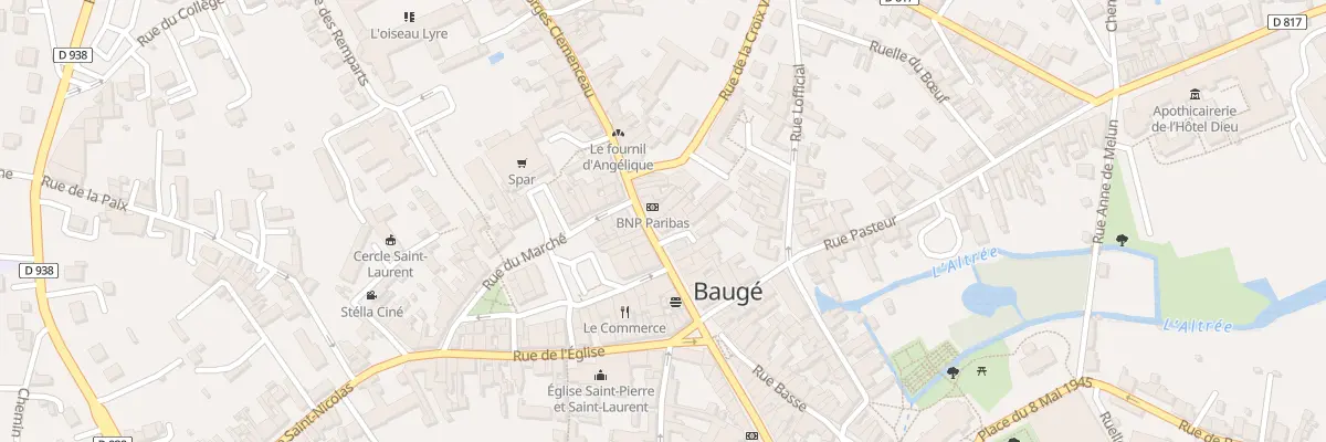 Plan du 27 Rue Georges Clémenceau à Baugé-en-Anjou