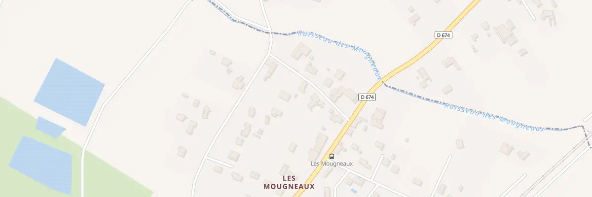 Plan du 44 Les Mougneaux à Coutras