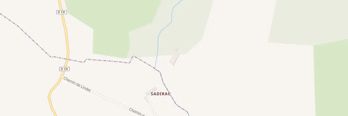Plan du 1 Sadirac à Saint-Félix-de-Foncaude