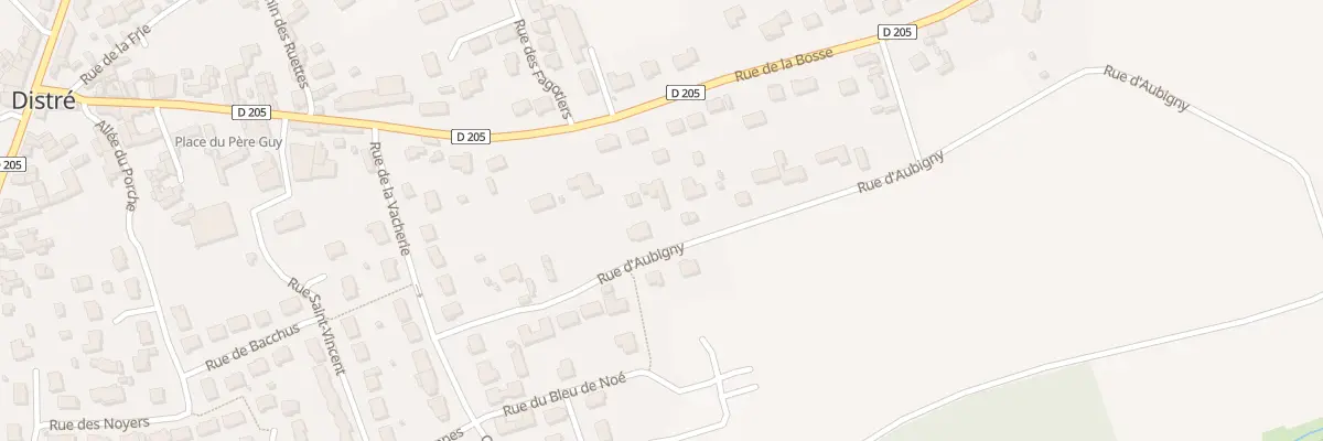 Plan du 17 Rue d’Aubigny à Distré