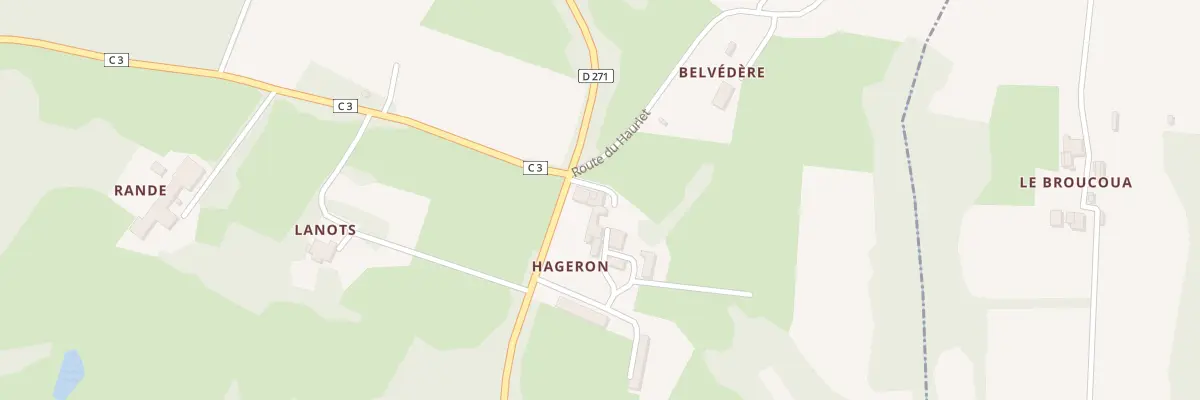 Plan du 5081 A Hageron à Maupas