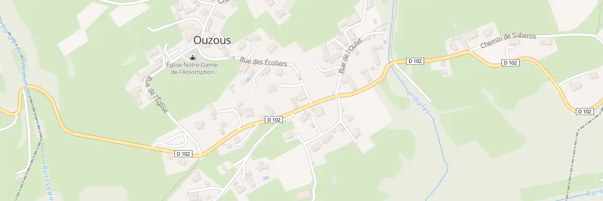 Plan du 14 Rue des Ecoliers à Ouzous