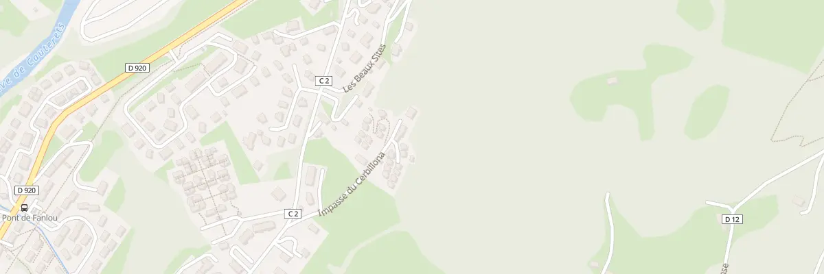Plan du 6 Imp du Cerbillona à Cauterets