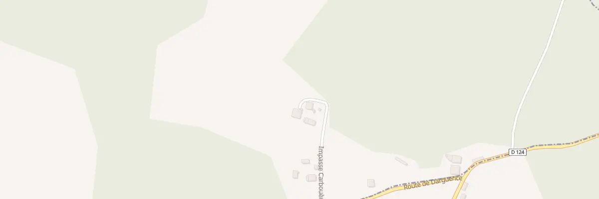Plan du 1 Carbouere à Lavazan
