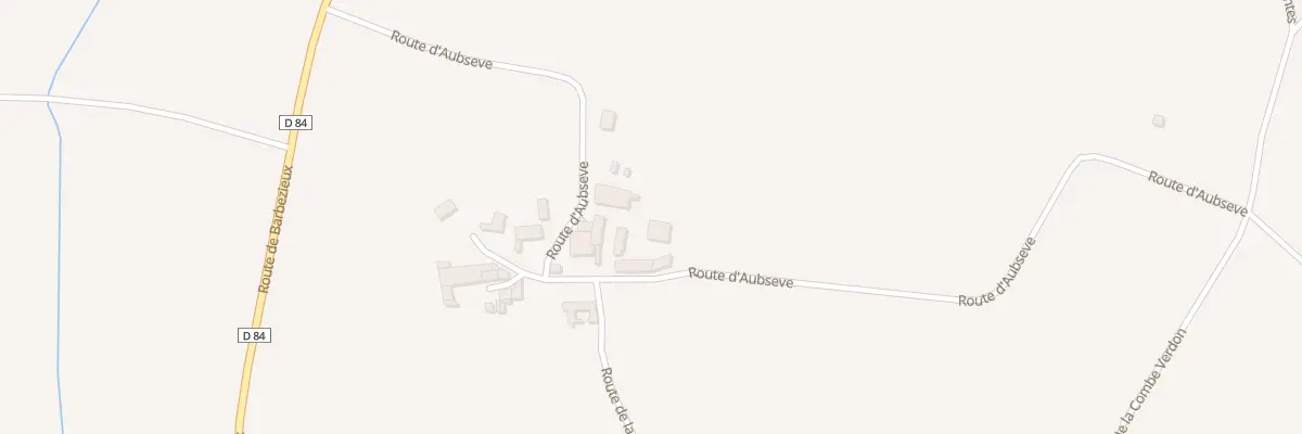 Plan du 19 Rte d’Aubseve à Bellevigne
