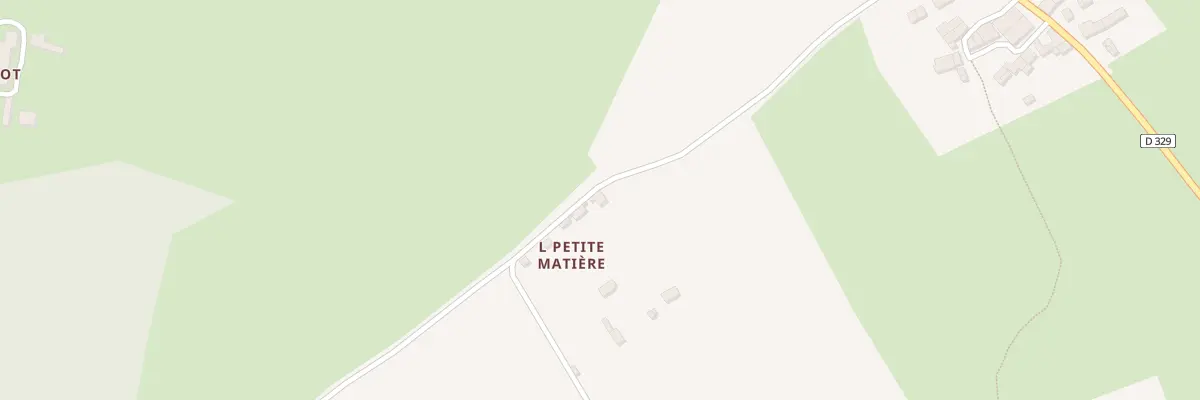 Plan du 1 La Petite Matière à Fomperron
