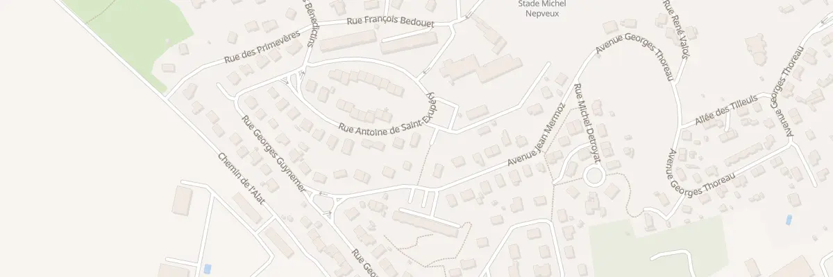 Plan du 31 Rue Antoine de Saint Exupéry à Saumur