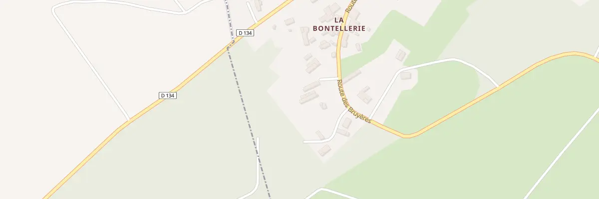 Plan du 1 Imp des Noisetiers à Pressigny