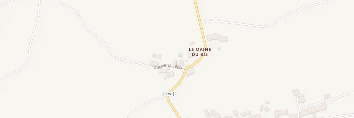 Plan du 5043 Le Maine de Bis à Saint-Martin-de-Coux