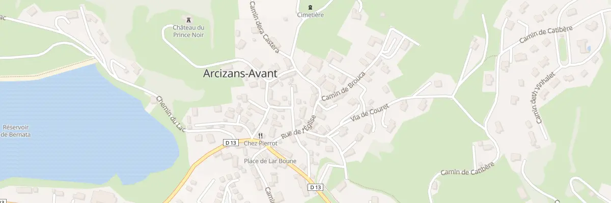 Plan du 9 Rue de l’Eglise à Arcizans-Avant