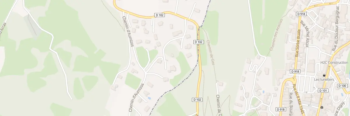 Plan du 4 Lot Amadei à Gez