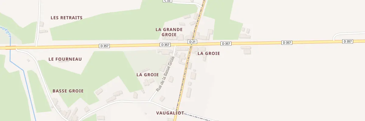 Plan du 4 La Groie à Chassillé