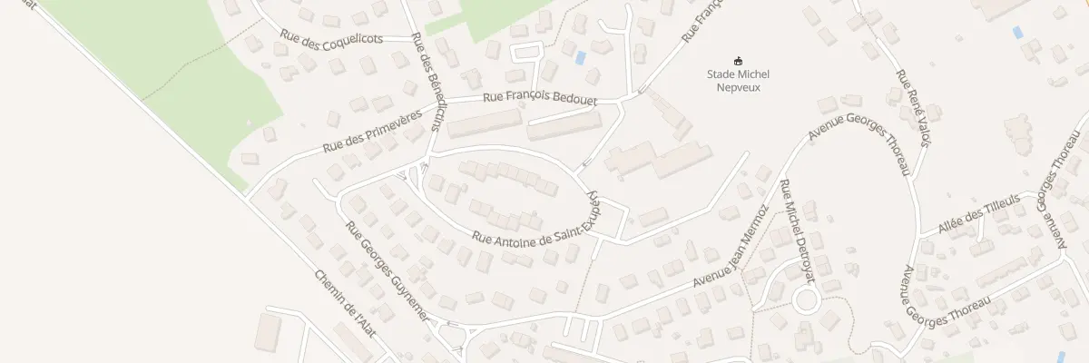Plan du 4 Rue Antoine de Saint Exupéry à Saumur
