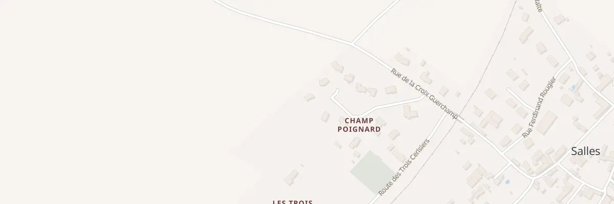Plan du 13 Rue Champ Poignard à Salles