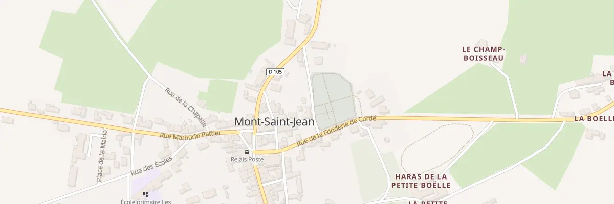 Plan du 3 Rue de Villeneuve à Mont-Saint-Jean