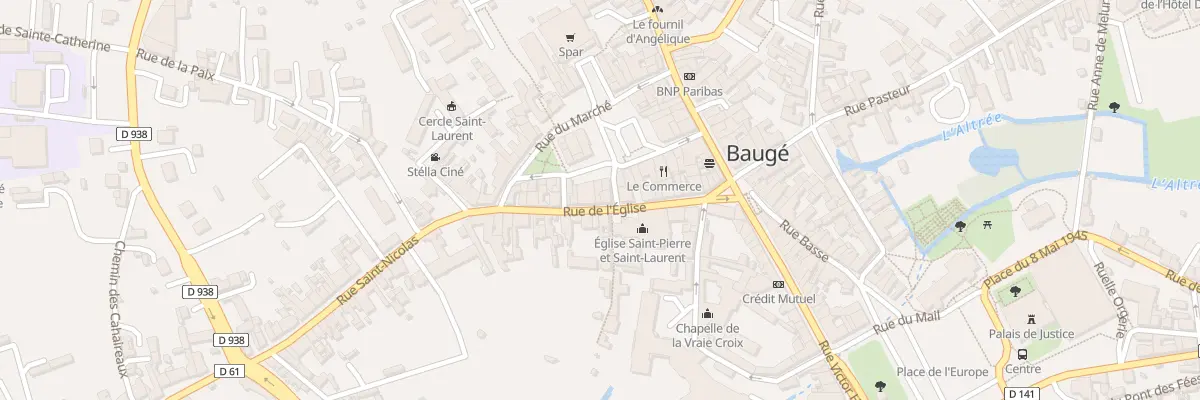 Plan du 20 Rue de l’Eglise à Baugé-en-Anjou