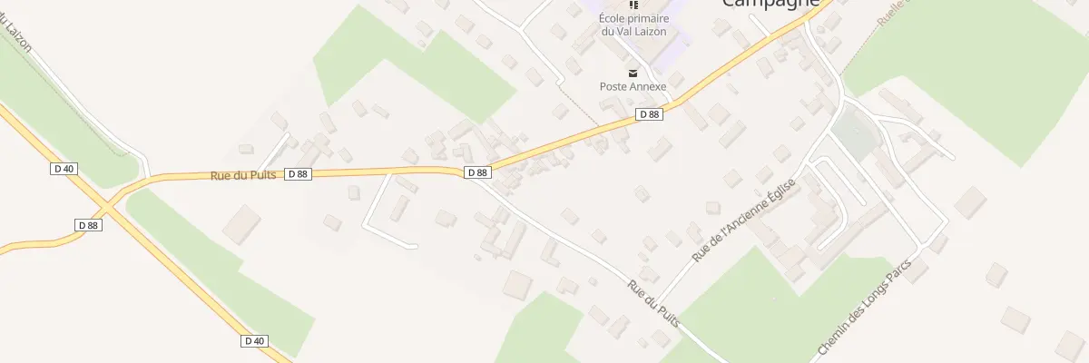 Plan du 2 Rue des Ecoles Magny La Campag à Mézidon Vallée d’Auge