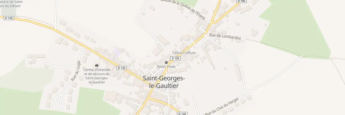 Plan du 9 Rue du Commerce à Saint-Georges-le-Gaultier