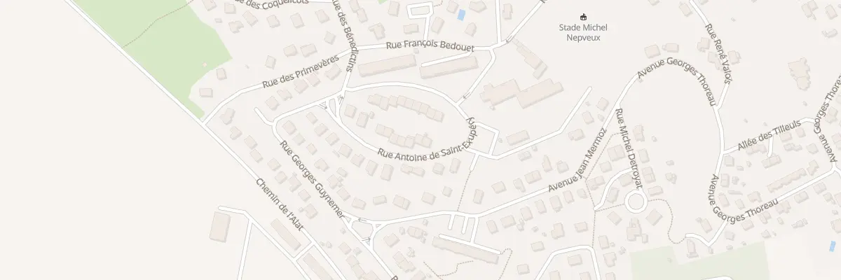 Plan du 34 Rue Antoine de Saint Exupéry à Saumur