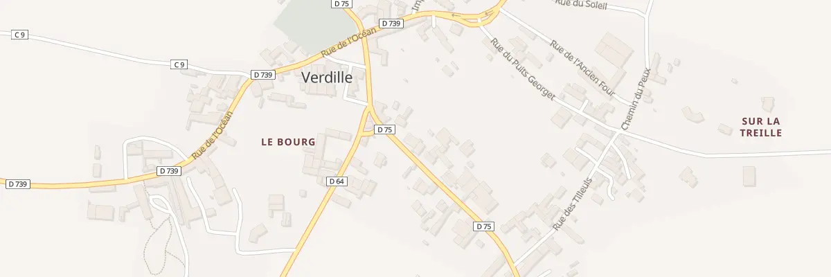 Plan du 5023 Le Bourg à Verdille