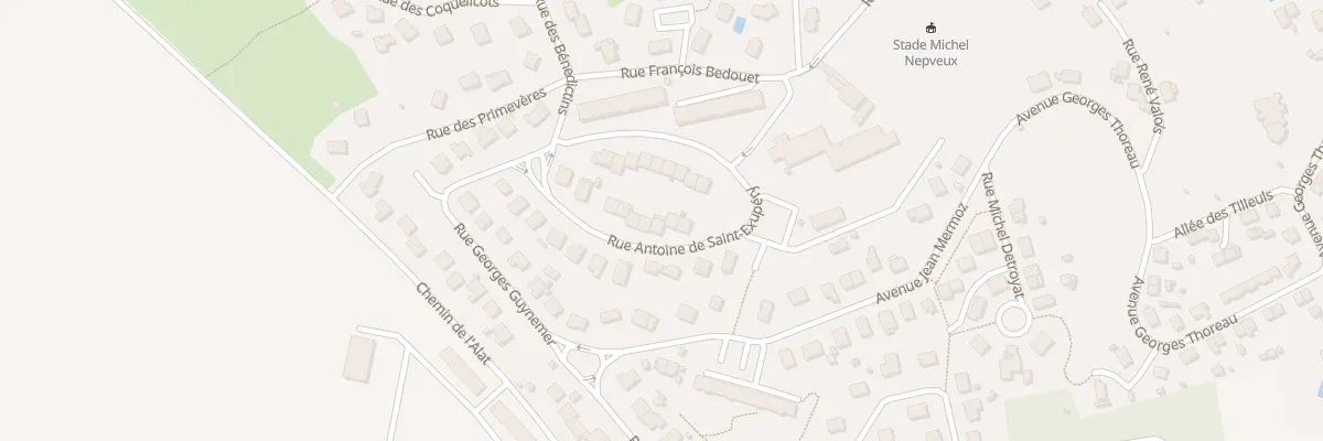 Plan du 32 Rue Antoine de Saint Exupéry à Saumur
