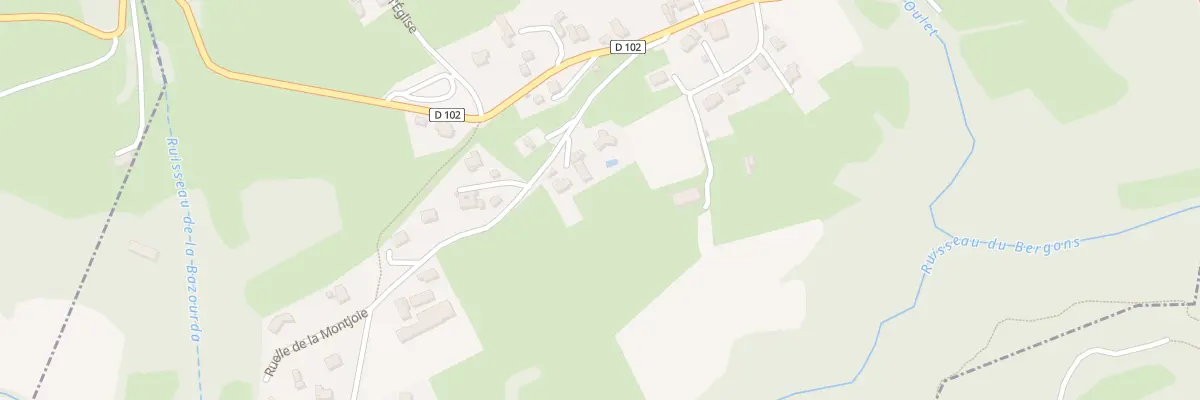 Plan du 7 Che de Bagnestou à Ouzous