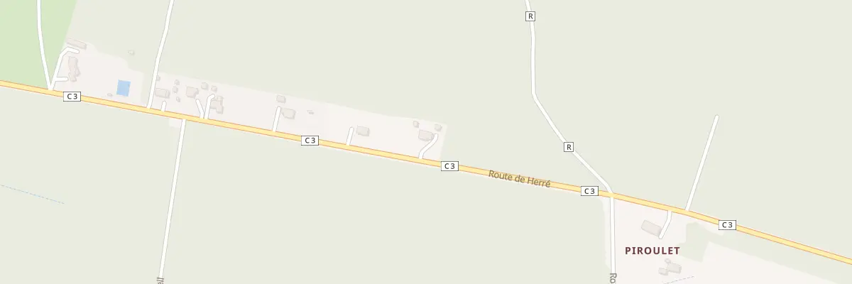 Plan du 695 Rte de Herré à Estigarde