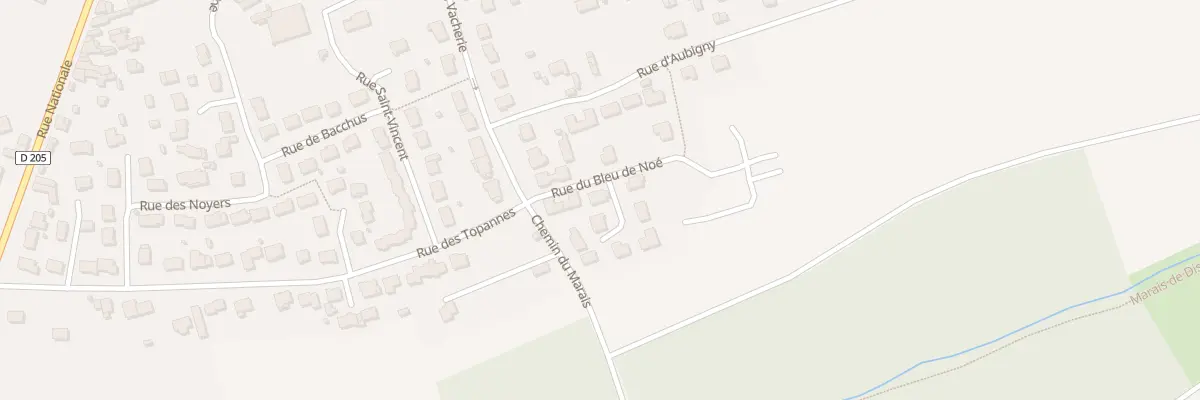 Plan du 6 Rue du Bleu de Noé à Distré