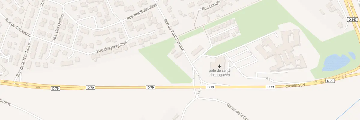Plan du 9003 Rue de Pont Poiroux à Longué-Jumelles