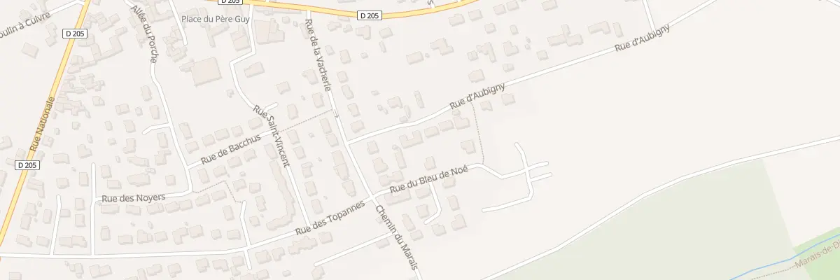 Plan du 4 Rue d’Aubigny à Distré