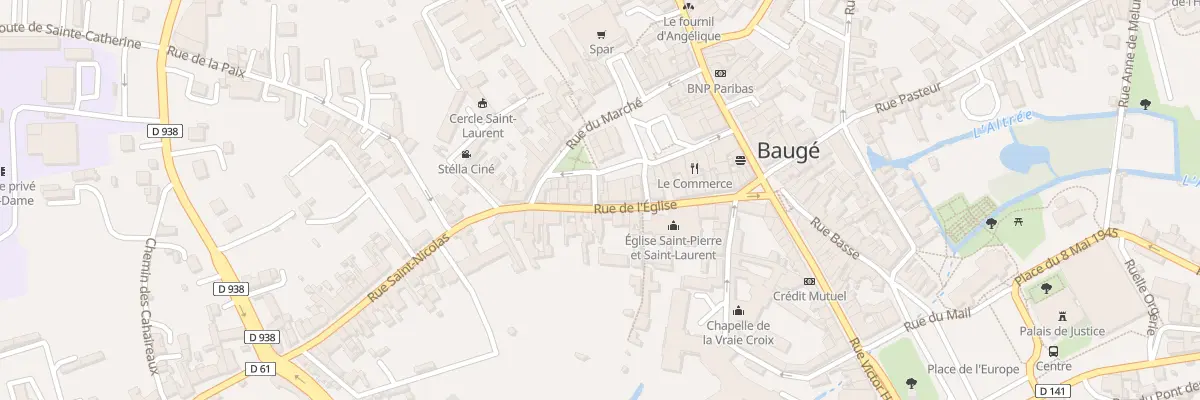 Plan du 26 Rue de l’Eglise à Baugé-en-Anjou