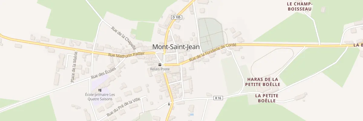 Plan du 1 Rue de la Fonderie De Corde à Mont-Saint-Jean
