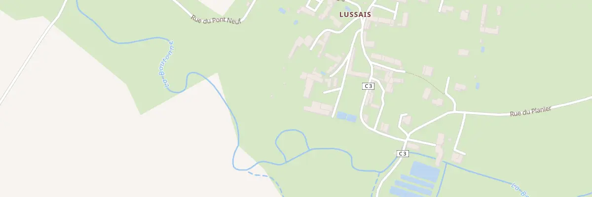 Plan du 5826 Rue Lavoir Lussais à Chef-Boutonne