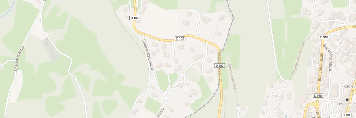 Plan du 3 Imp Lanne à Gez