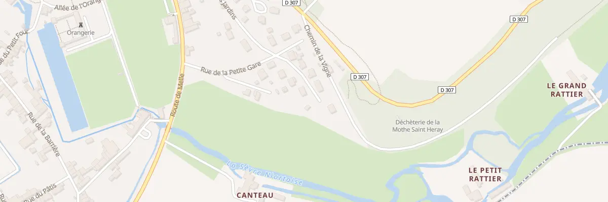 Plan du 14 Rue des Jardins à La Mothe-Saint-Héray