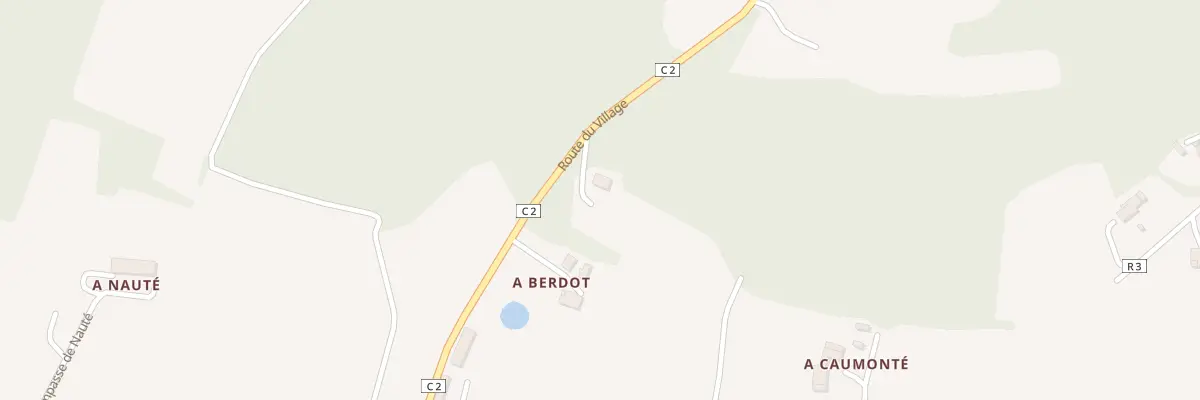 Plan du 310 Rte du Village à Caumont