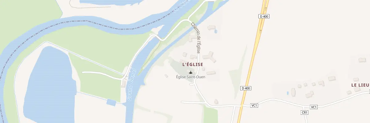 Plan du 5026 L’Eglise à Périers-en-Auge