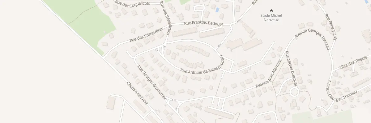 Plan du 26 Rue Antoine de Saint Exupéry à Saumur